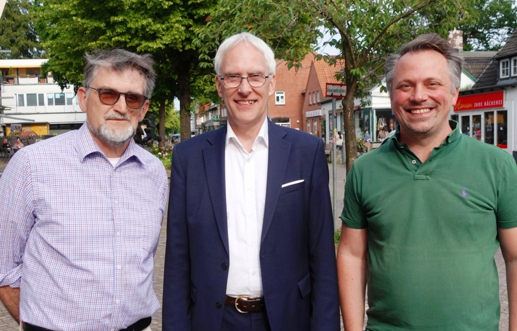 Joachim Dreessen, Claus Scheide und Benedikt Alder